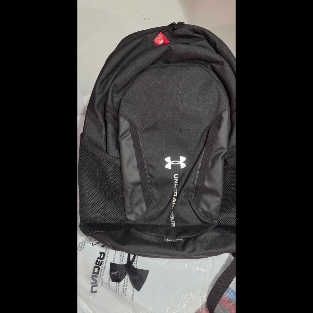 Under Armour Black Backpack with Gray Details